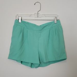 Turquoise shorts